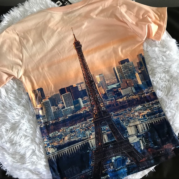 New Graphic Tee Paris Eiffel Tower - Picture 5 of 7